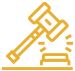 A sketch logo representing a gavel - Law Offices Of Anakalia Kaluna Sullivan